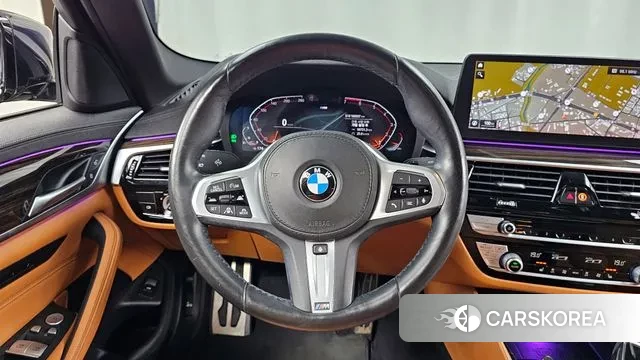 BMW 5 Series (G30) 2021 Черный из Кореи, фото 4