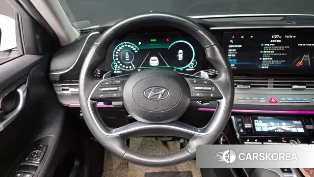 Hyundai The New Grandeur IG Hybrid 2021 Белый из Кореи, фото 4