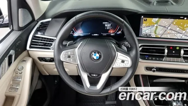 BMW X7 (G07) 2021 Черный из Кореи, фото 4