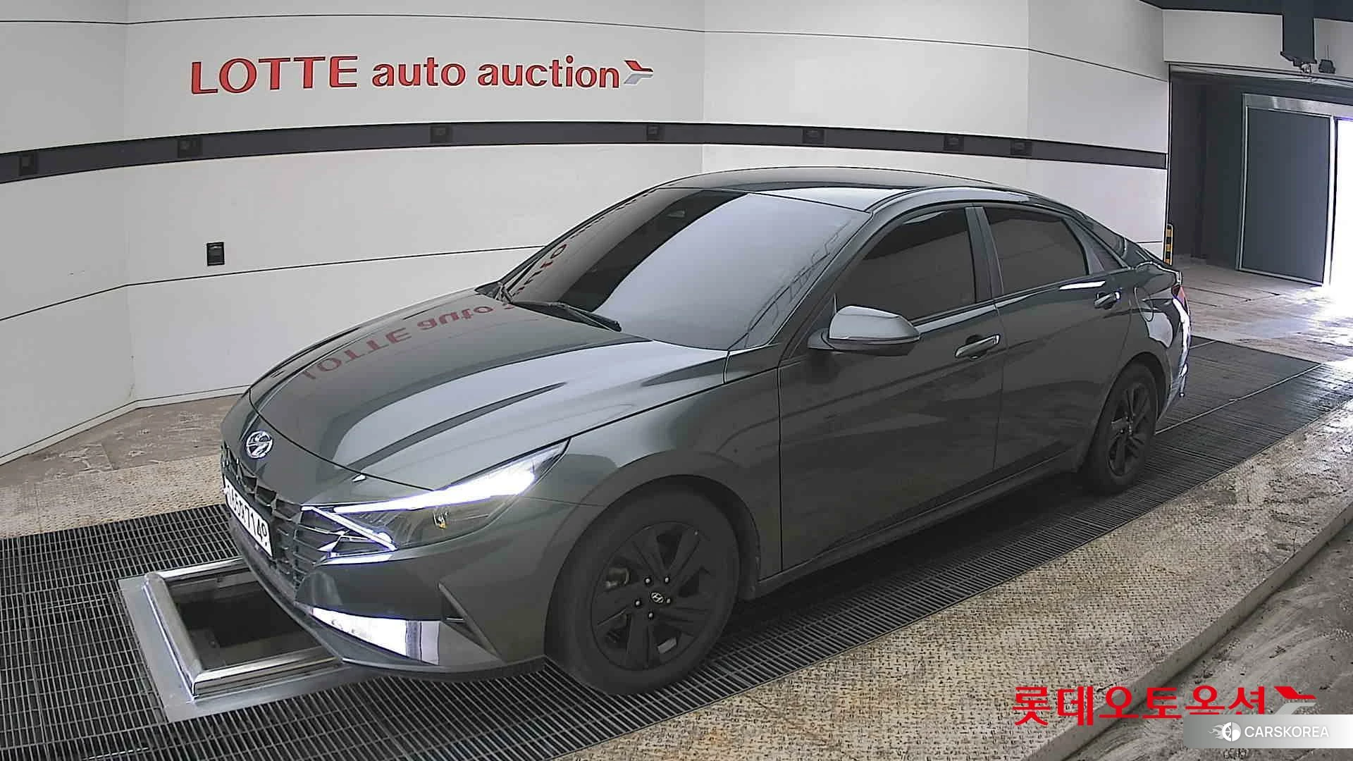 Hyundai Avante Hybrid 2022 Amazon Grey Metallic из Кореи, фото 4