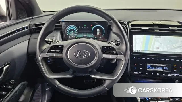 Hyundai Tucson Hybrid (NX4) 2021 Белый из Кореи, фото 4