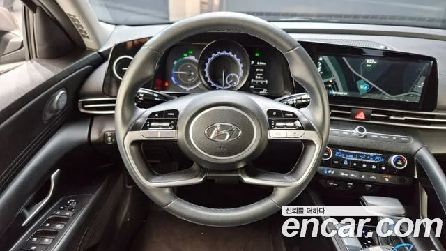 Hyundai Avante Hybrid (CN7) 2021 Серый из Кореи, фото 4