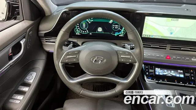 Hyundai The New Grandeur IG Hybrid 2019 Черный из Кореи, фото 4