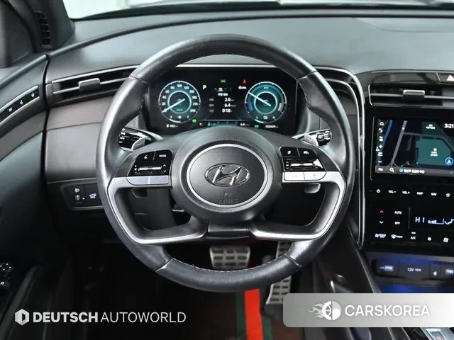 Hyundai Tucson Hybrid (NX4) 2020 Черный из Кореи, фото 4