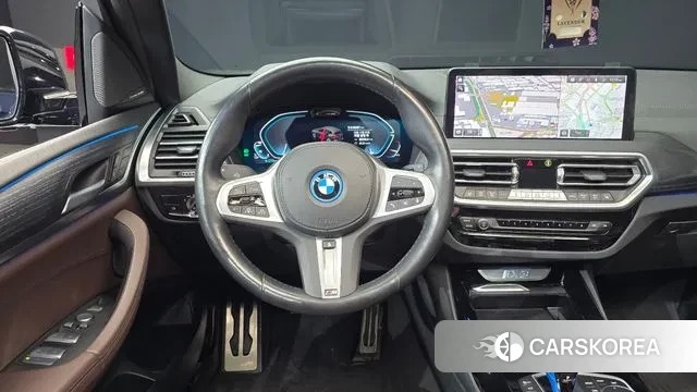 BMW iX3 2022 Синий из Кореи, фото 4