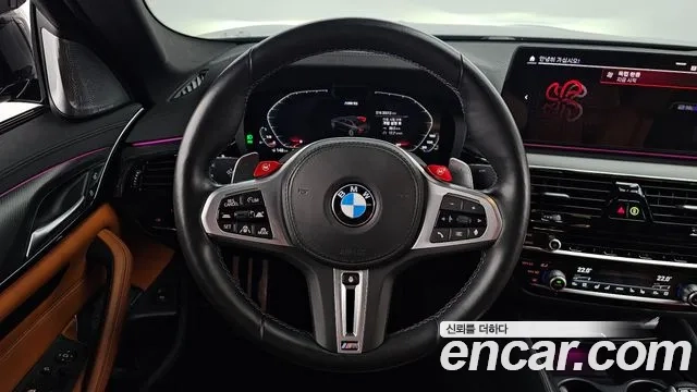 BMW M5 (F90) 2021 Черный из Кореи, фото 4