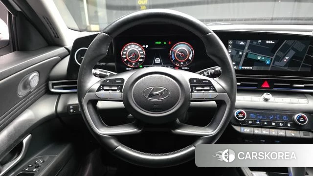 Hyundai Avante Hybrid (CN7) 2021 Белый из Кореи, фото 4