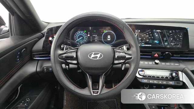 Hyundai The New Avante Hybrid (CN7) 2025 Черный из Кореи, фото 4