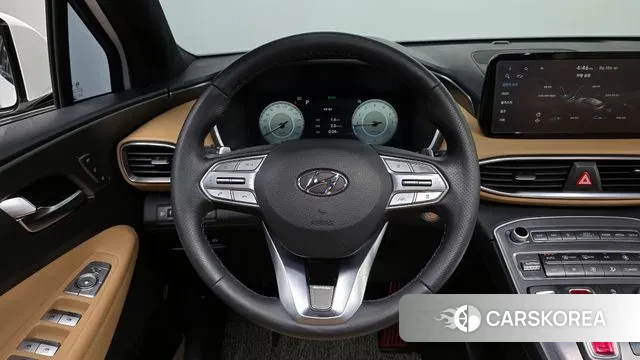 Hyundai The New Santa Fe 2021 Белый из Кореи, фото 4