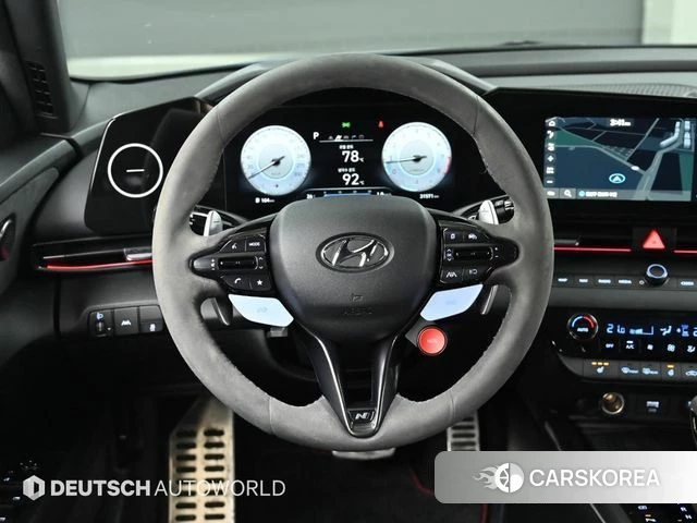 Hyundai Avante (CN7) 2022 Небесно-голубой из Кореи, фото 4