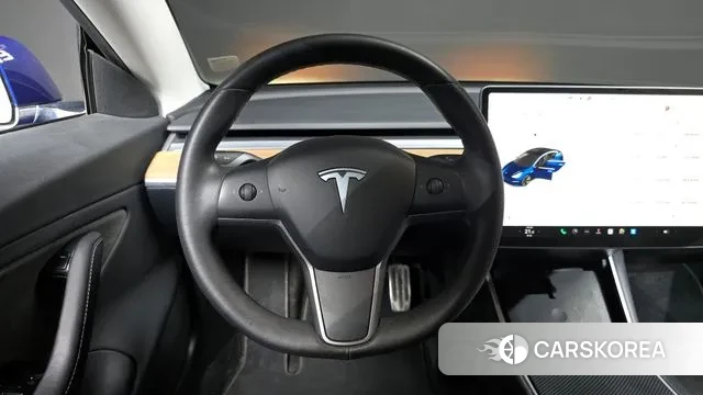 Tesla Model 3 2020 Синий из Кореи, фото 4