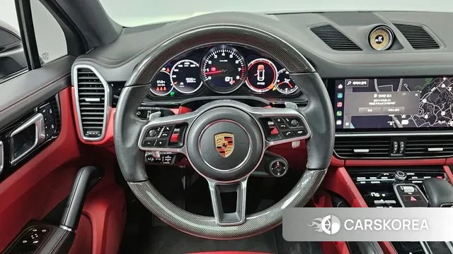 Porsche Cayenne (PO536) 2022 Черный из Кореи, фото 4