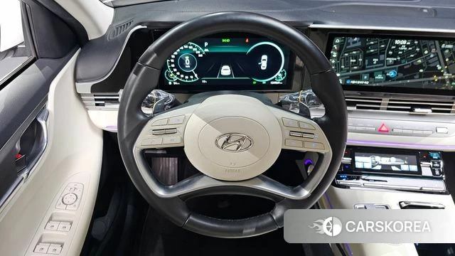 Hyundai The New Grandeur IG Hybrid 2022 Белый из Кореи, фото 4