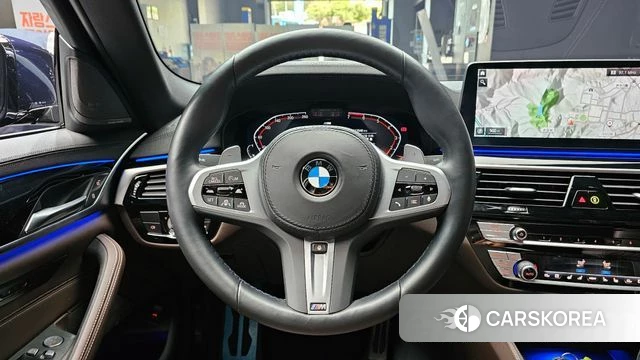 BMW 5 Series (G30) 2022 Черный из Кореи, фото 4