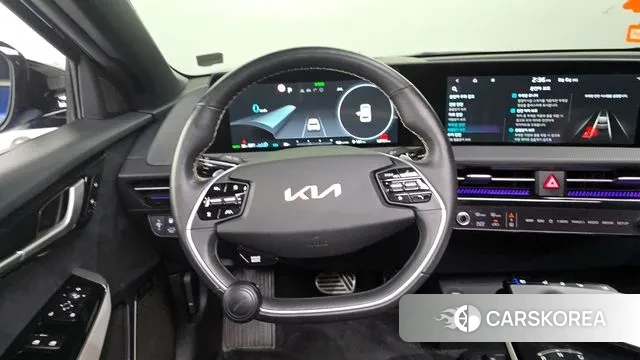 Kia EV6 2022 Синий из Кореи, фото 4