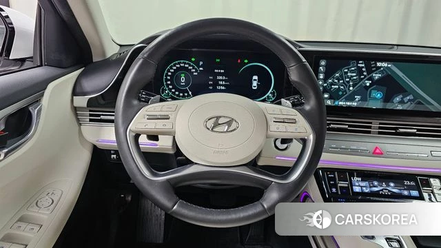 Hyundai The New Grandeur IG Hybrid 2021 Белый из Кореи, фото 4