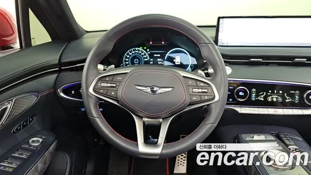 Genesis GV70 2022 Красный из Кореи, фото 4