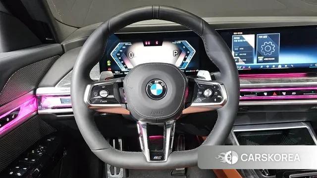 BMW 7 Series (G70) 2024 Черный из Кореи, фото 4