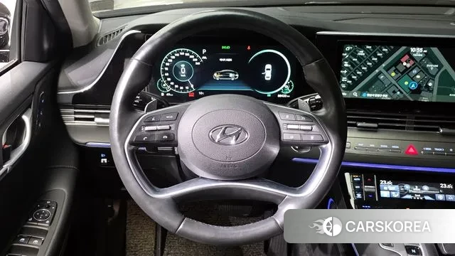 Hyundai The New Grandeur IG Hybrid 2021 Черный из Кореи, фото 4