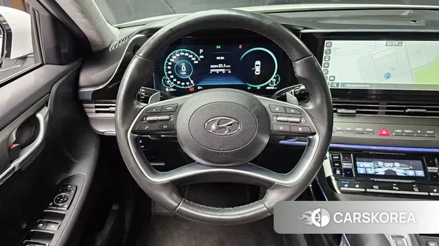 Hyundai The New Grandeur IG Hybrid 2022 Белый из Кореи, фото 4