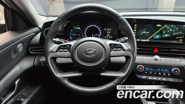 Hyundai Avante Hybrid (CN7) 2021 Серый из Кореи, фото 4