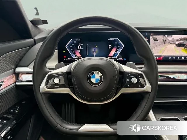 BMW 7 Series (G70) 2023 Черный из Кореи, фото 4