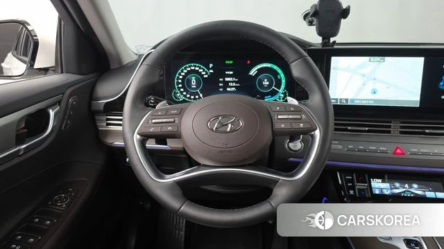 Hyundai The New Grandeur IG Hybrid 2021 Белый из Кореи, фото 4