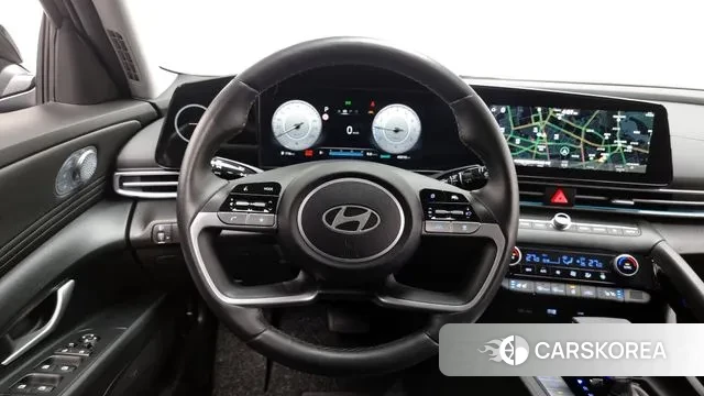 Hyundai The New Avante (CN7) 2023 Черный из Кореи, фото 4