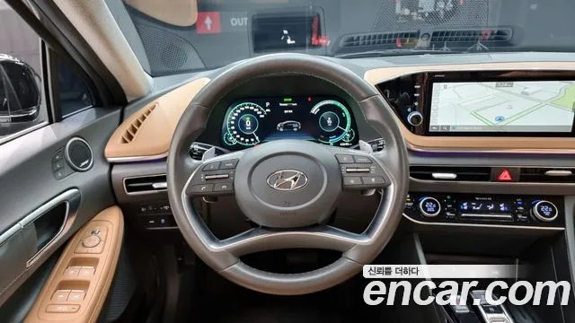 Hyundai Sonata Hybrid (DN8) 2022 Серебристо-серый из Кореи, фото 4