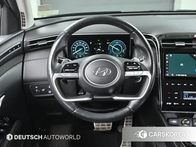 Hyundai Tucson Hybrid (NX4) 2021 Серый из Кореи, фото 4