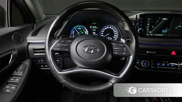 Hyundai Sonata Hybrid (DN8) 2022 Серебристо-серый из Кореи, фото 4