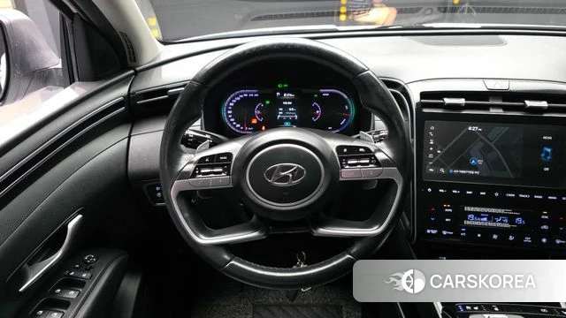 Hyundai Tucson Hybrid (NX4) 2021 Белый из Кореи, фото 4