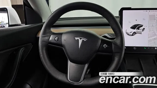 Tesla Model Y 2021 Белый из Кореи, фото 4