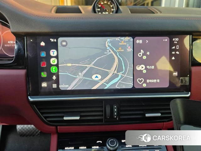 Porsche Cayenne (PO536) 2022 Черный из Кореи, фото 4