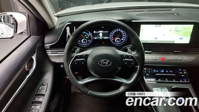 Hyundai The New Grandeur IG Hybrid 2021 Белый из Кореи, фото 4