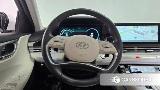 Hyundai The New Grandeur IG Hybrid 2022 Белый из Кореи, фото 4