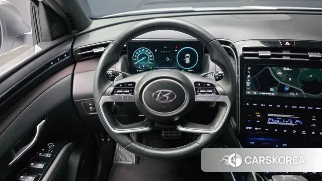 Hyundai Tucson Hybrid (NX4) 2023 Белый из Кореи, фото 4