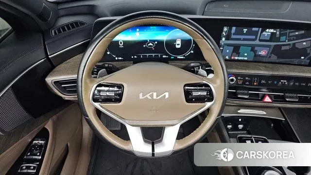 Kia K8 Hybrid 2021 Серебристо-серый из Кореи, фото 4