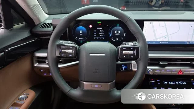 Hyundai Grandeur Hybrid (GN7) 2023 Черный из Кореи, фото 4