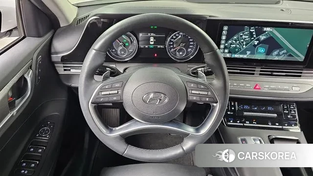 Hyundai The New Grandeur IG Hybrid 2021 Белый из Кореи, фото 4