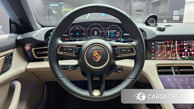 Porsche Taycan 2023 Небесно-голубой из Кореи, фото 4