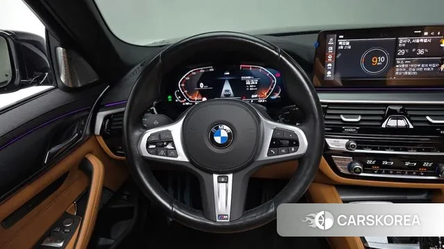 BMW 5 Series (G30) 2023 Черный из Кореи, фото 4