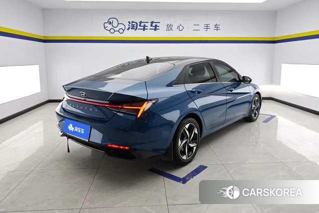 Hyundai Elantra 2021 Синий из Китая, фото 4