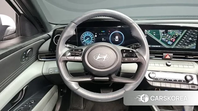 Hyundai The New Avante Hybrid (CN7) 2023 Белый из Кореи, фото 4