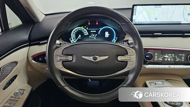 Genesis GV70 2022 Темно-зеленый из Кореи, фото 4