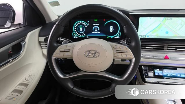 Hyundai The New Grandeur IG Hybrid 2022 Белый из Кореи, фото 4