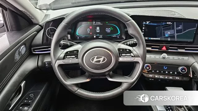 Hyundai The New Avante Hybrid (CN7) 2023 Серебристо-серый из Кореи, фото 4