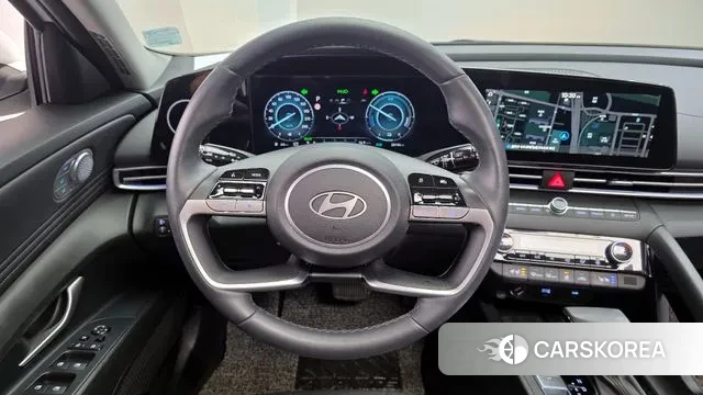 Hyundai The New Avante Hybrid (CN7) 2023 Белый из Кореи, фото 4