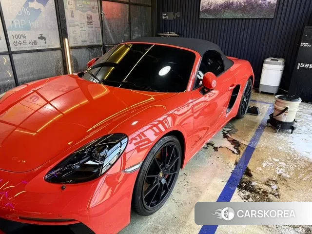 Porsche 718 Boxster 2021 Красный из Кореи, фото 4