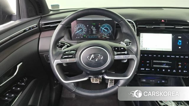 Hyundai Tucson Hybrid (NX4) 2022 Черный из Кореи, фото 4